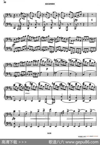 TarantellainDMajor（D大调塔兰泰拉舞曲·四手联弹）|亚历山大·波菲里耶维奇·鲍罗丁(AlexanderPorphyrievitchBorodin)