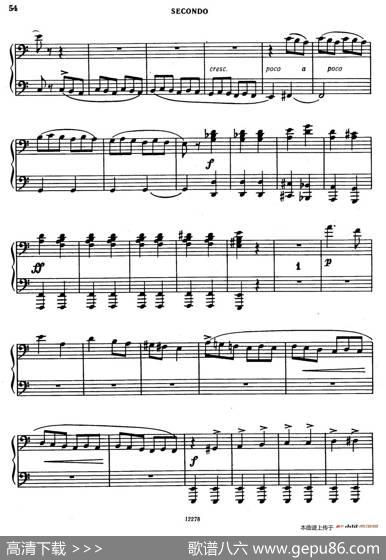 TarantellainDMajor（D大调塔兰泰拉舞曲·四手联弹）|亚历山大·波菲里耶维奇·鲍罗丁(AlexanderPorphyrievitchBorodin)