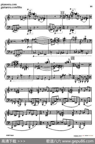 PianoSonata（钢琴奏鸣曲·第三乐章）|索非亚·阿斯戈托芙娜·古拜杜丽娜（SofiaAsgatovnaGubaidulina)