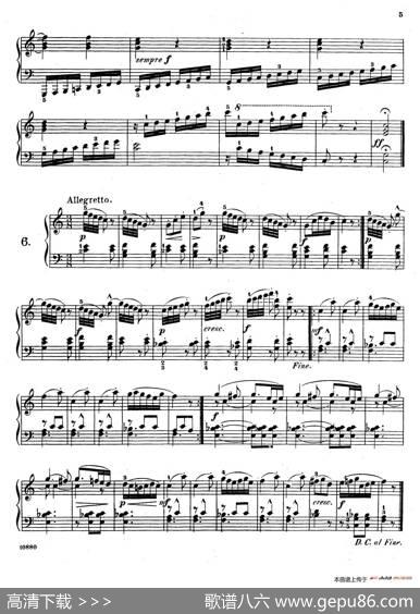 EtudesEnfantinesOp.37（儿童钢琴练习曲第1——6首）|亨利·莱蒙(HenryLemoine)