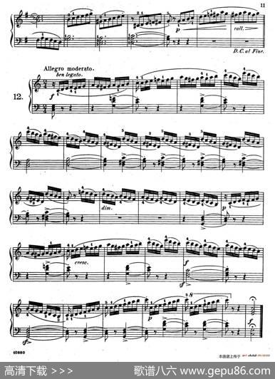 EtudesEnfantinesOp.37（儿童钢琴练习曲第11——14首）|亨利·莱蒙(HenryLemoine)