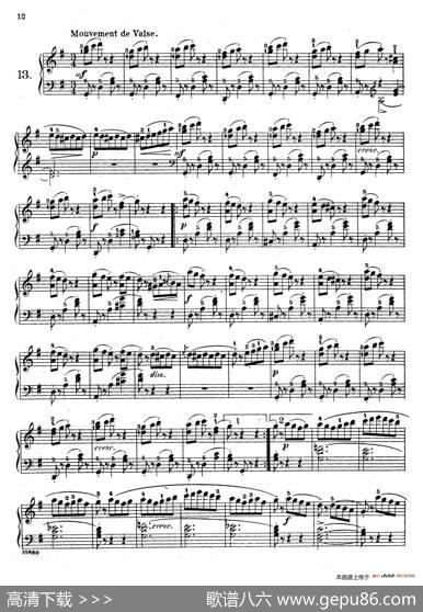 EtudesEnfantinesOp.37（儿童钢琴练习曲第11——14首）|亨利·莱蒙(HenryLemoine)