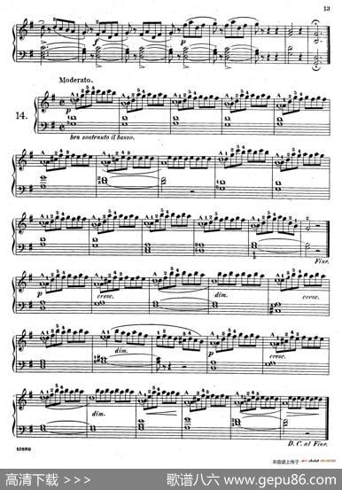 EtudesEnfantinesOp.37（儿童钢琴练习曲第11——14首）|亨利·莱蒙(HenryLemoine)