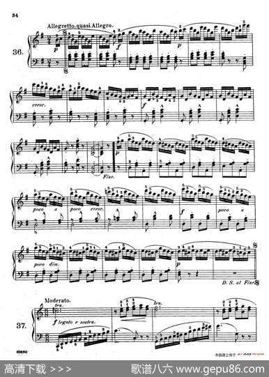 EtudesEnfantinesOp.37（儿童钢琴练习曲第31——39首）|亨利·莱蒙(HenryLemoine)