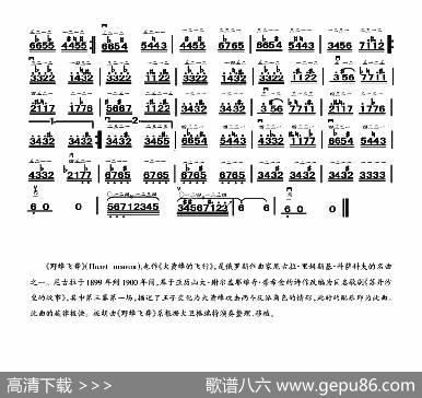 野蜂飞舞（中音板胡、简谱版）|甘士勇改编
