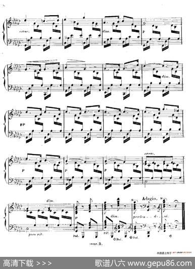 3RomancesSansParoles（3首无词浪漫曲·2.小溪）|查尔斯·弗朗索瓦·古诺(CharlesFrancoisGounod)