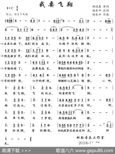 我要飞翔 - 顾浩晨|杨东平