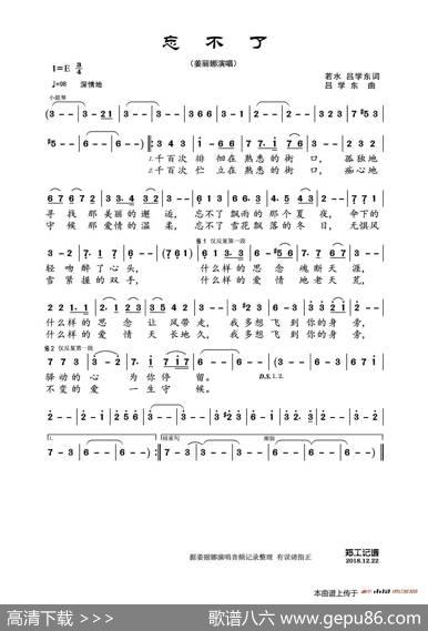 忘不了 - 若水吕学东|吕学东