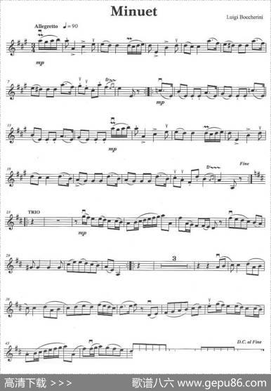 MINUET（小步舞曲）