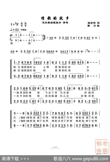 情歌的故乡 - 胡宏伟|陈川