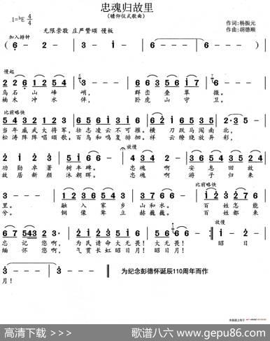 忠魂归故里 - 杨振元|胡德顺