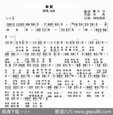挚爱 - 李大江填词