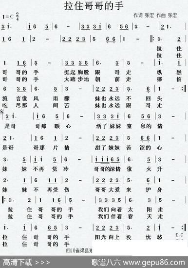 拉住哥哥的手 - 张宏|张宏
