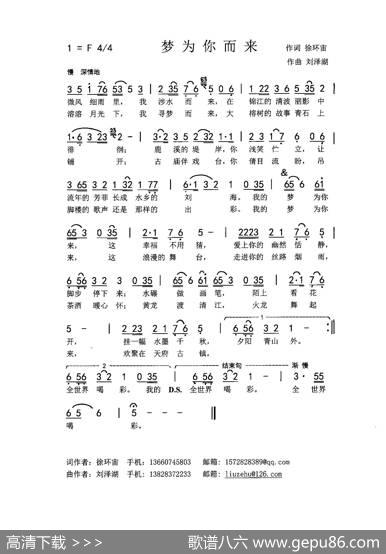 梦为你而来（徐环宙刘泽湖作品） - 徐环宙|刘泽湖