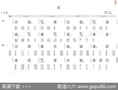 泥（简和谱） - Kune|Kune