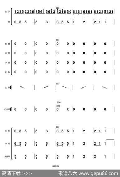 春潮（总谱）|刘锡津编曲、王玉勇配器