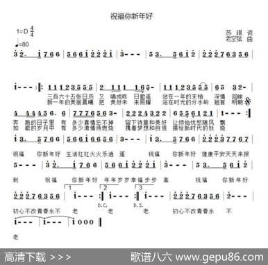 祝福你新年好 - 苏琪|老空弦