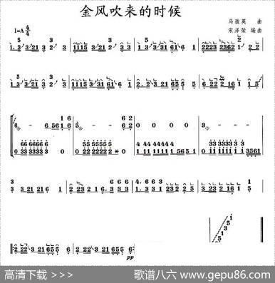 金风吹来的时候