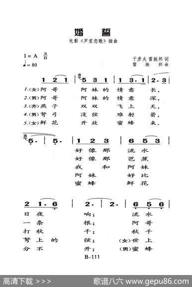 婚誓（老人适用） - 于彦夫、雷振邦|雷振邦