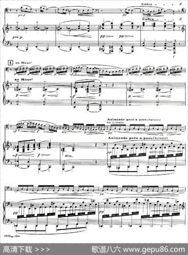 Sonata（大提琴奏鸣曲、大提琴+钢琴）|德彪西