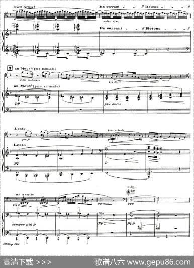 Sonata（大提琴奏鸣曲、大提琴+钢琴）|德彪西