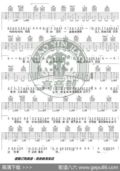 梁博《男孩》吉他谱C调入门版猴哥吉他教学高音教编配