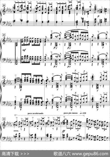 降B小调第一钢琴协奏曲（柴科夫斯基作曲版）