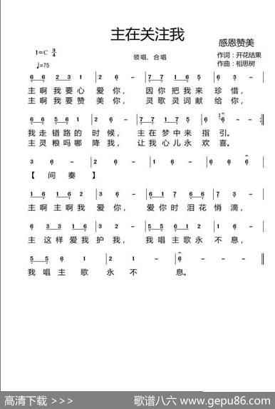主在关注我（开花结果词相思树曲） - 开花结果|相思树