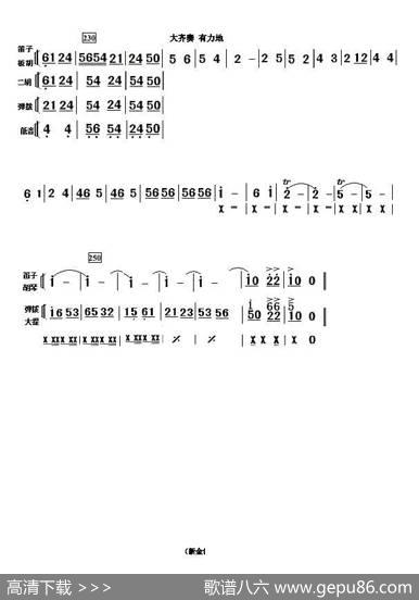 新金蛇狂舞（简单小民乐合奏谱）|王和声