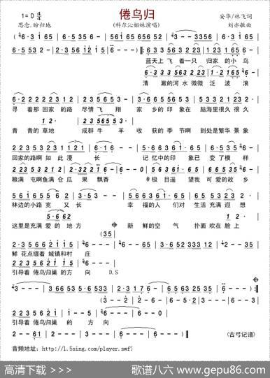 倦鸟归