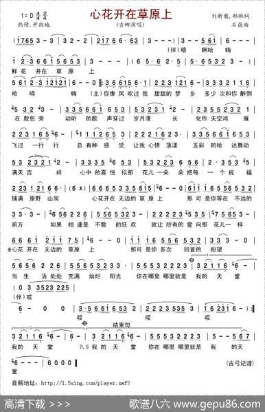 心花开在草原上 - 刘新圈、郑琳|石焱