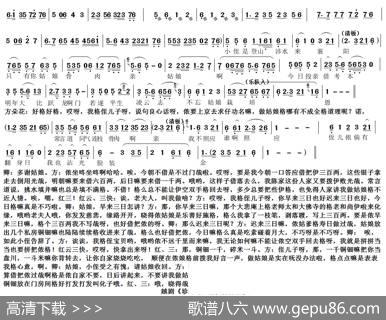 越剧《珍珠塔》（前见姑）