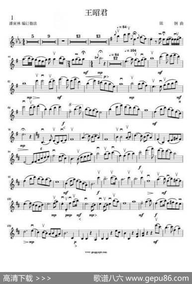 小提琴协奏曲《王昭君》|陈刚