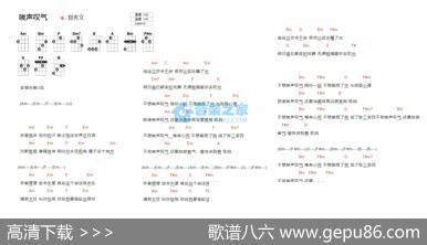 唉声叹气（尤克里里伴奏和弦谱作词：林夕作曲：Cheope，R.Buti） - 林夕|Cheope，R.Buti