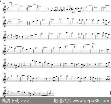 假如爱有天意（降B调转C调练习谱） - 记谱：王琴|作曲：YooYoungSeok