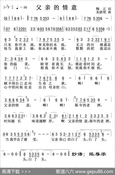 父亲的情意 - 陶正|朱跃明
