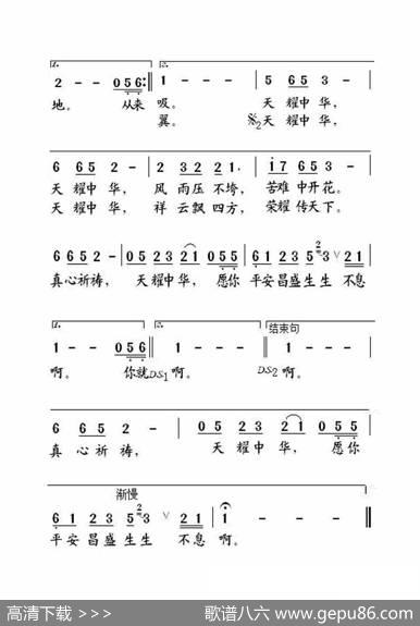 天耀中华（大字老人适用） - 何沐阳|何沐阳