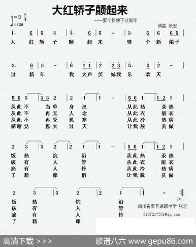 大红轿子颠起来（娶个新娘子过新年） - 张宏|张宏