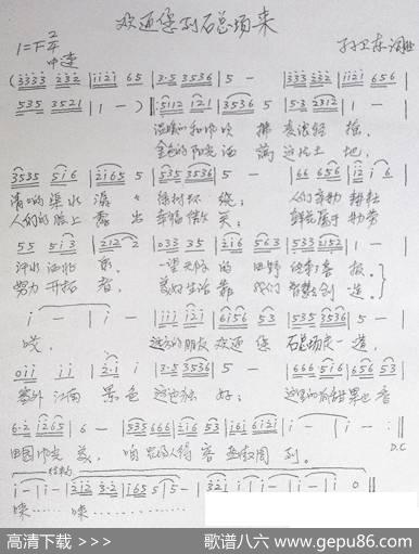 欢迎你到石总场来（孙卫东词曲） - 孙卫东|孙卫东