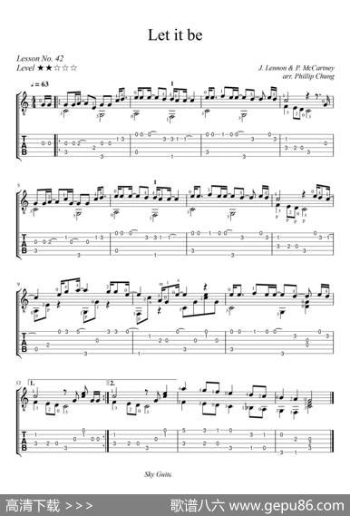 随他去（LetItBe简单版）|Lennon–McCartney