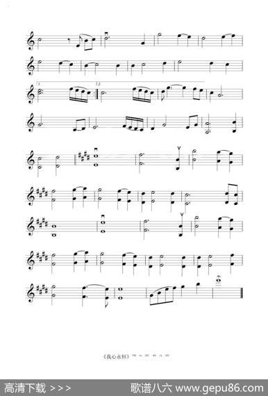 我心永恒（小提琴练习曲）|詹姆斯·霍纳