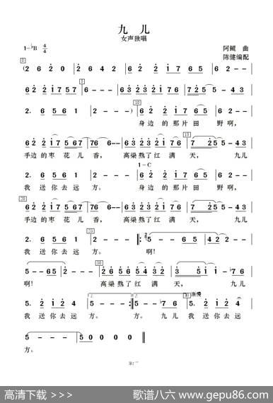 九儿（歌唱与乐队）