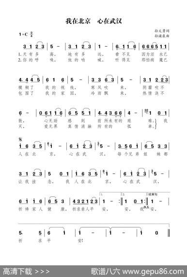 我在北京心在武汉 - 孙义勇|孙浦泉