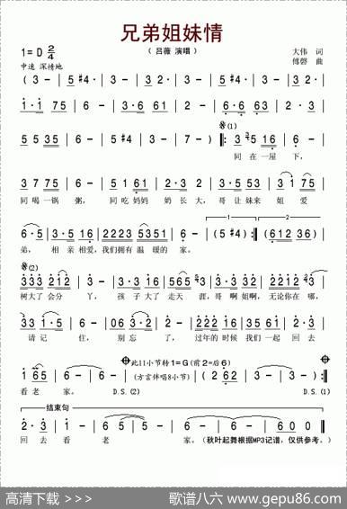 兄弟姐妹情 - 大伟|傅磐