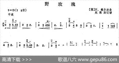 野玫瑰（H·魏尔纳作曲版）