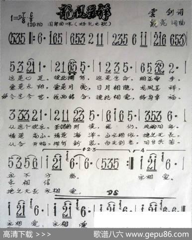 龙凤呈祥（云剑词戴亮曲） - 云剑|戴亮