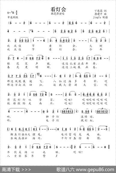 看灯会 - 丁恩昌|唐建平