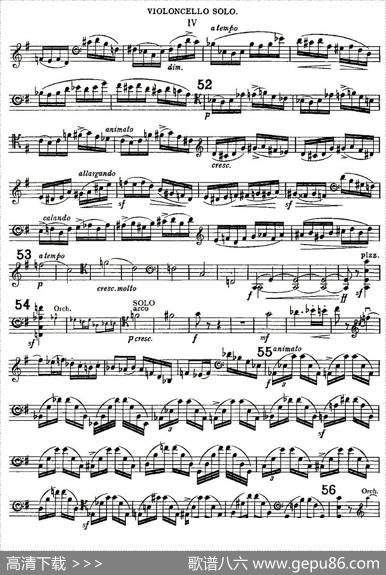 EdwardElgarConcertoeMinorOp85ForCello（Cel）