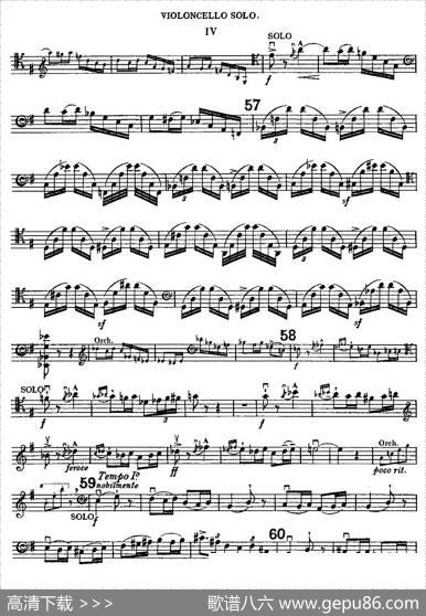 EdwardElgarConcertoeMinorOp85ForCello（Cel）