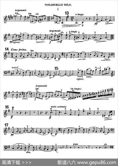 EdwardElgarConcertoeMinorOp85ForCello（Cel）